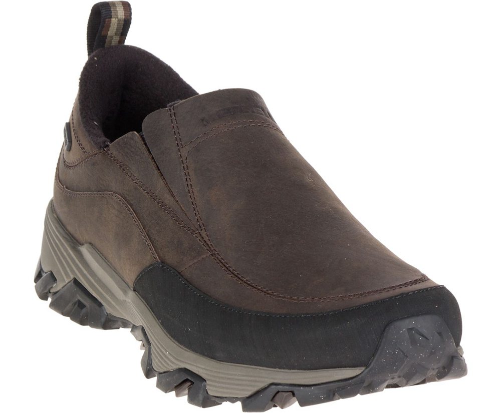 Slip On Homem - Merrell Coldpack Ice+ Moc Waterproof - Marrom - UZS640539